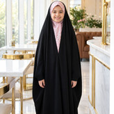 چادر بچگانه / عربی اصیل (جده) / پارچه حریر اسود (شهرکرد)