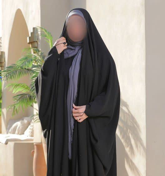 چادر عربی ندا قجری (براق)